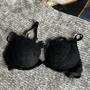 Black Lace Push Up Bra